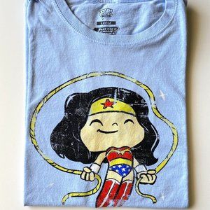 Funko Pop Tees Juniors Size L Jump Roping Diana Wonder Woman Lasso Ladies Shirt